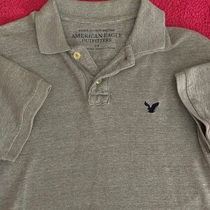 American Eagle Outfitters Kids Polo in Heather Gray